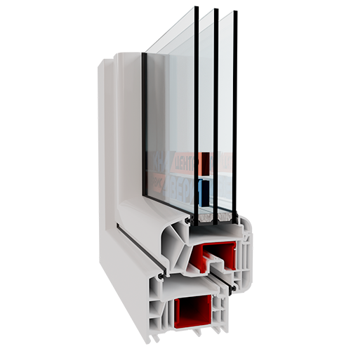 Rehau Intelio 80 — сечение профиля